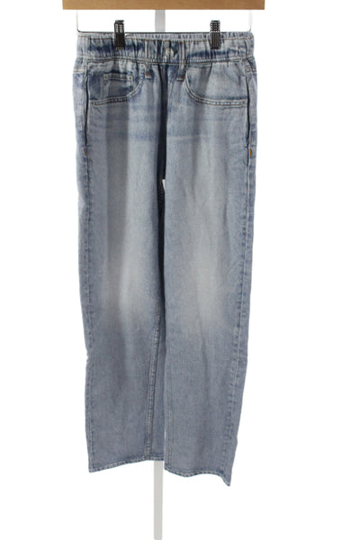 Rag & Bone Womens Straight Jeans Blue Cotton Drawstring Size XS