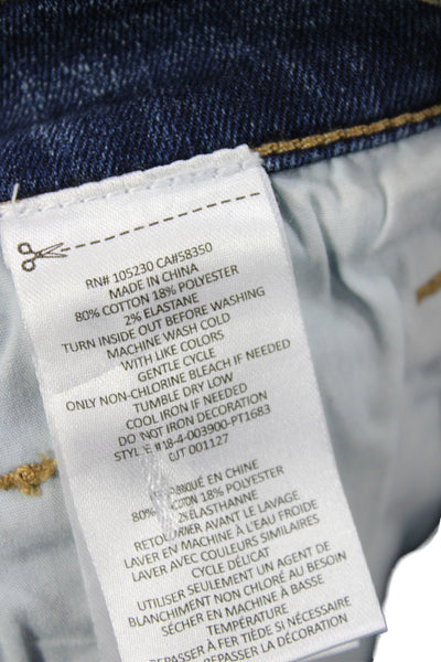 Current/Elliott Women Skinny Studded Blue Jeans Size 27