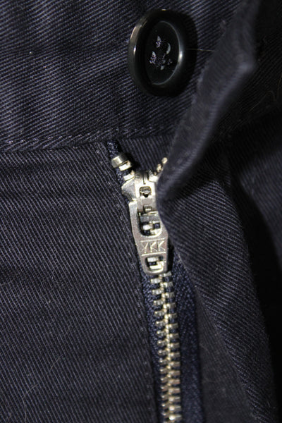 A.P.C. Mens Chinos Black Cotton Button Fly Size 32