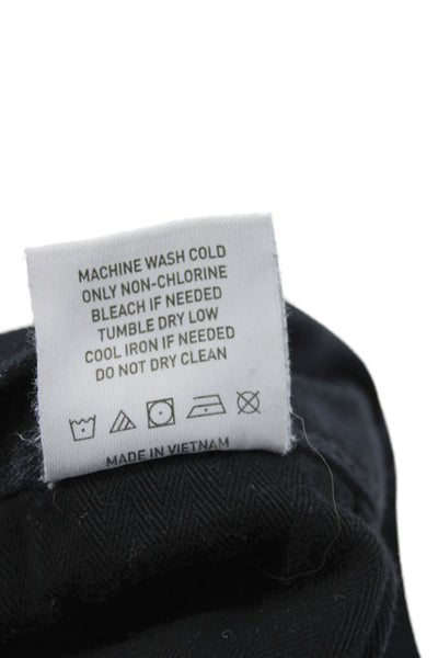 Todd Snyder White Label Mens Black Cotton Straight Jeans Size 31