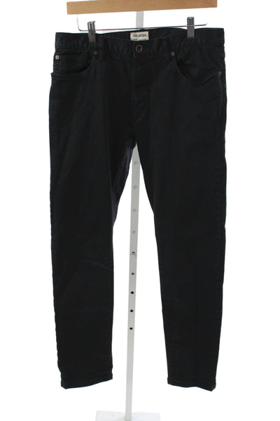 Todd Snyder White Label Mens Straight Black Cotton Jeans Casual Size 31