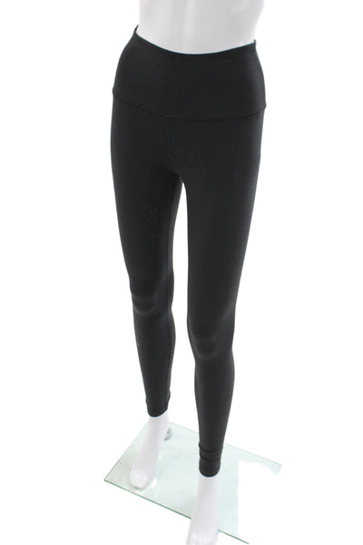 Beyond Yoga Women Ankle Leggings Black Polyester Solid Athleisure Size S