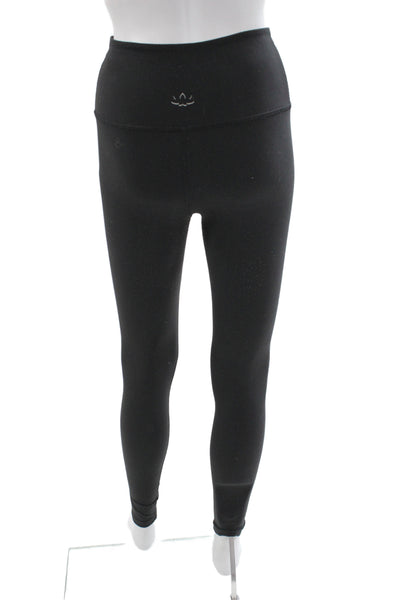 Beyond Yoga Women Ankle Leggings Black Polyester Solid Athleisure Size S