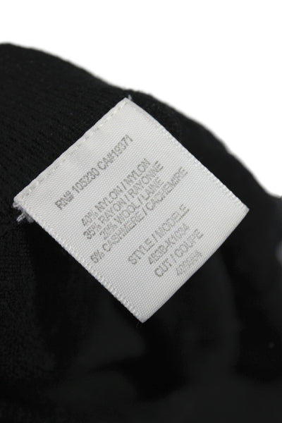 Joie Womens Cropped Black Drawstring Pants Nylon Size S
