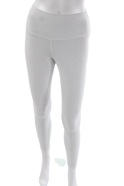Alo Womens Ankle Leggings White Athleisure Size XS