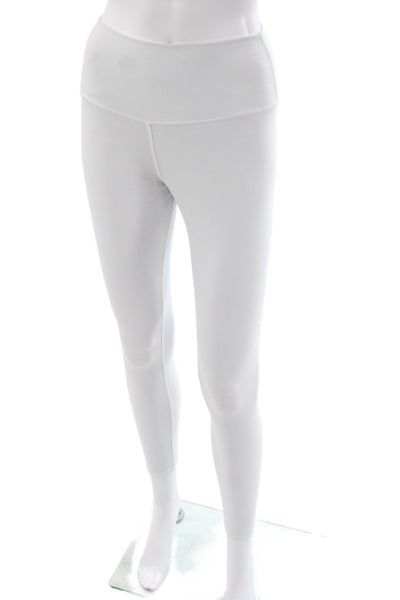 Alo Womens Ankle Leggings White Athleisure Size XS