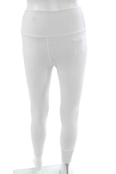 Alo Womens Ankle Leggings White Athleisure Size XS