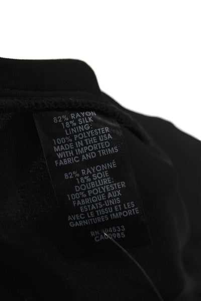Nanette Lepore Women Dress Pants Black Zip Inseam 34 Size 4