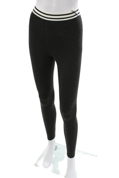 Splits 59 Womens Ankle Striped Black Leggings Athleisure Size S