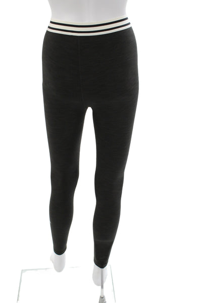 Splits 59 Womens Ankle Striped Black Leggings Athleisure Size S