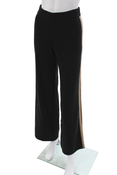 MNG Womens Black Striped Sweatpants Pull On Size XS