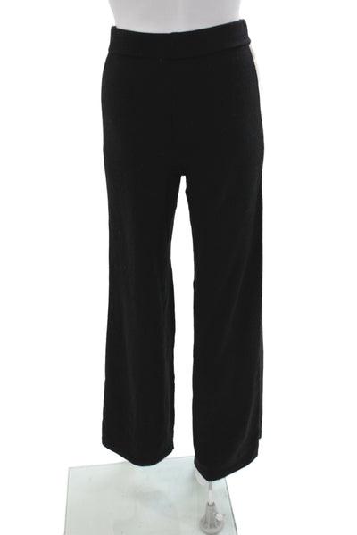 MNG Womens Black Striped Sweatpants Pull On Size XS