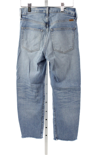 AYR Womens Cropped Mid Rise Jeans Blue Petite Size 25