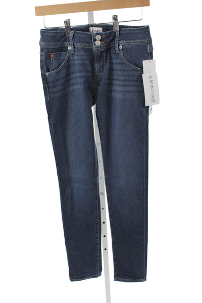 Hudson Womens Skinny Mid Rise Blue Jeans Size 25
