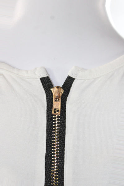 Pol Women Basic White Scoop Neck Sleeveless Tank Summer Size XS