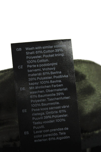 COS Womens Carpenter Pants Green Casual Size 2