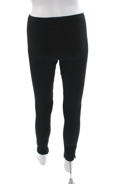 J. Mclaughlin Womens Ankle Black Striped Leggings Size S
