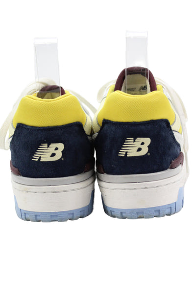 New Balance Womens Leather Colorblock Low Top Sneakers White Size 6.5