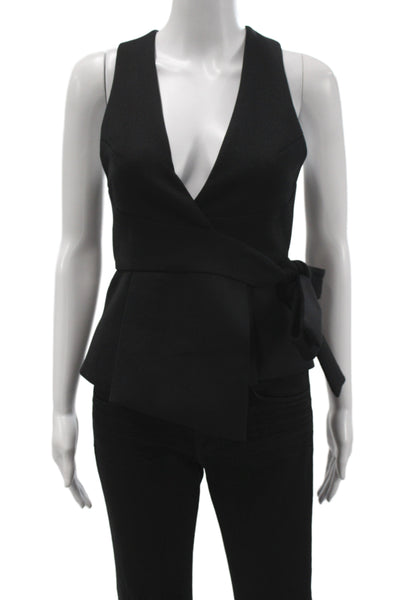 Marc By Marc Jacobs Women Basic Tank Black V-Neck Sleeveless Size 0