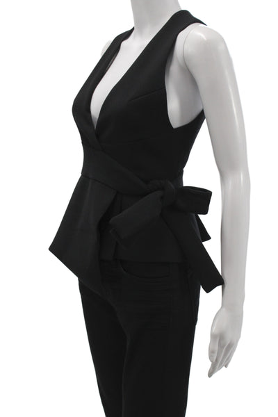 Marc By Marc Jacobs Women Basic Tank Black V-Neck Sleeveless Size 0
