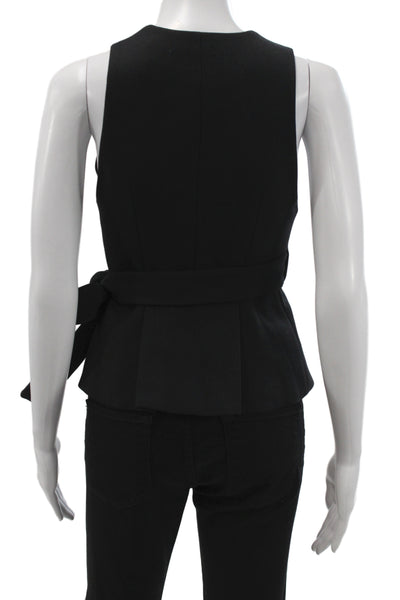Marc By Marc Jacobs Women Basic Tank Black V-Neck Sleeveless Size 0