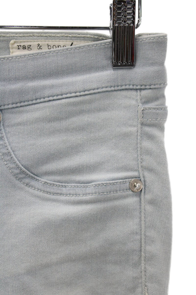 Rag & Bone Womens Skinny Mid Rise Blue Cotton Jeans Size 26