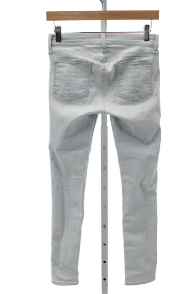 Rag & Bone Womens Skinny Mid Rise Blue Cotton Jeans Size 26