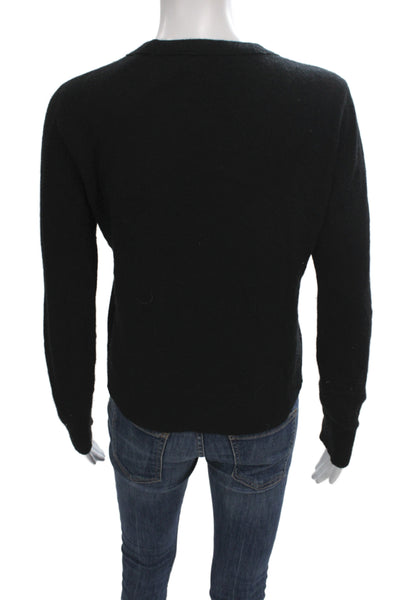 Favorite Daughter For Joe's Women Black 100% Cashmere Pullover Size XS