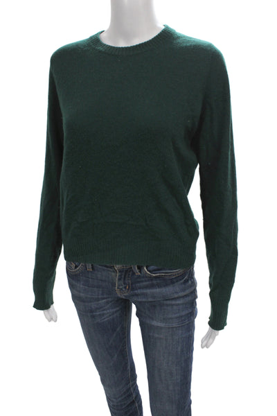 Reformation Women Green Recycled Cashmere Pullover Sweater Size S