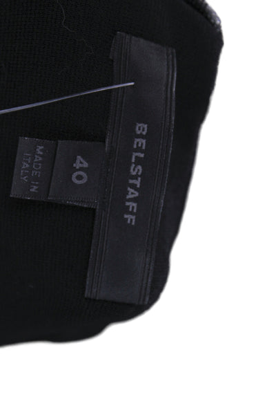 Belstaff Women Fit & Flare Sleeveless Black Crew Neck Dress Size 40
