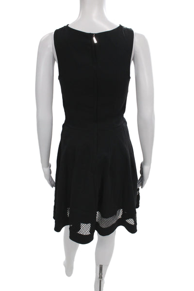 Flavio Castellani Women Fit & Flare Black Dress Size 42