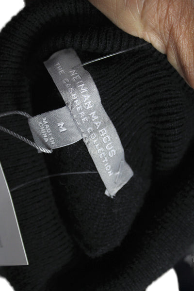 Neiman Marcus Women Black Cashmere Turtleneck Sweater Dress Size S