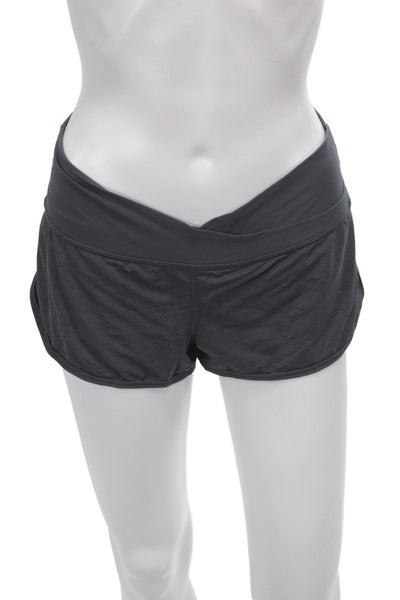Lululemon Women Athletic Black Synthetic Shorts Size 6