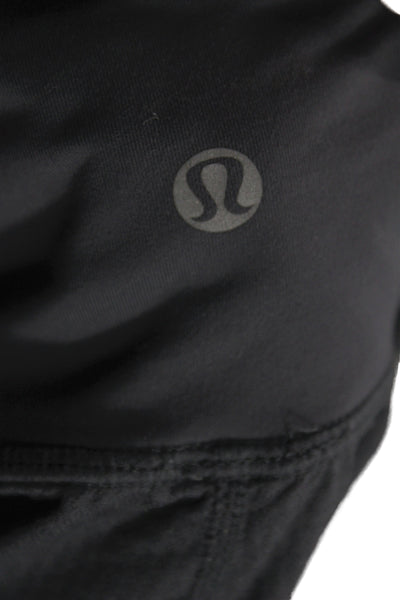 Lululemon Women Athletic Black Synthetic Shorts Size 6