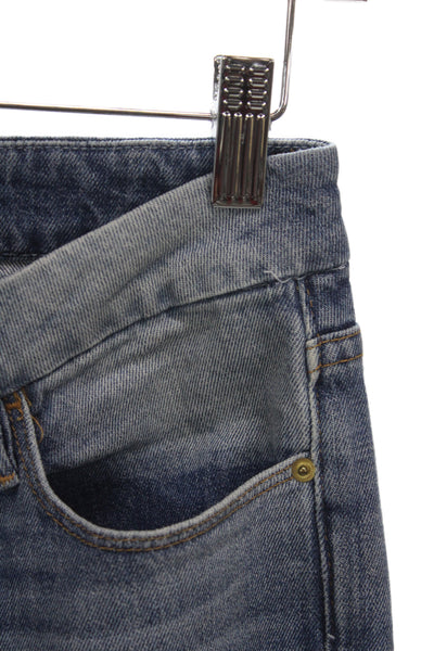Frame Denim Womens Cropped Mid Rise Blue Jeans Inseam 26 Size 25