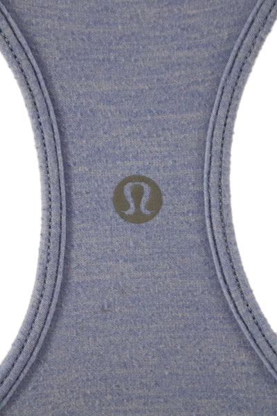 Lululemon Womens Blue Scoop Neck Sleeveless Tank Athleisure Size 4