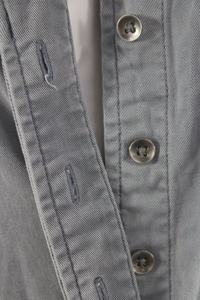 Splendid Womens Collared Sleeveless Gray Jumpsuit Button Lyocell Size XS
