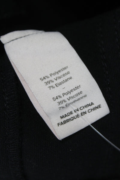Cinq A Sept Women Dress Pants Black Polyester Zip Size 00