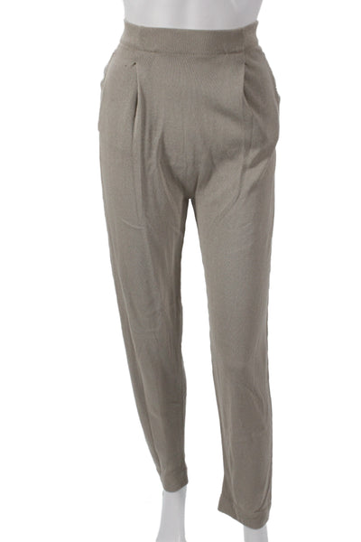 D. Exterior Women Dress Pants Beige 84% Viscose Pull On Size S