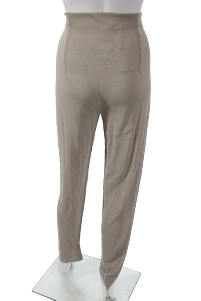 D. Exterior Women Dress Pants Beige 84% Viscose Pull On Size S