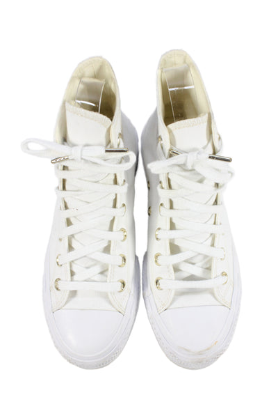 Converse Womens All Taylor Chuck Taylor Platform Sneakers Shoes White Size 5.5