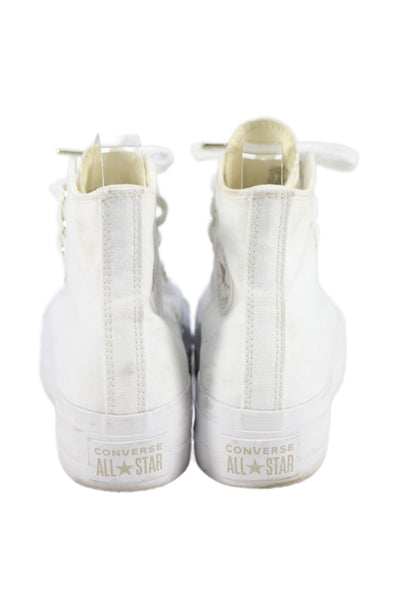 Converse Womens All Taylor Chuck Taylor Platform Sneakers Shoes White Size 5.5