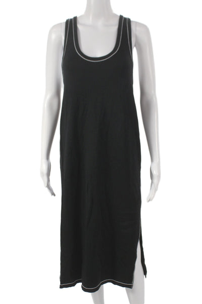 Rag & Bone Women Black Tank Dress Scoop Neck Knee Length Size S