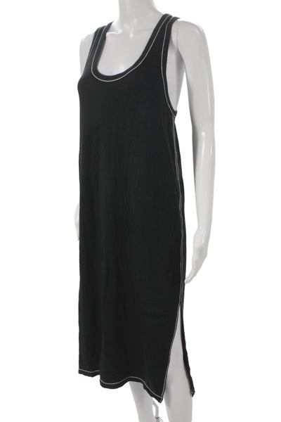 Rag & Bone Women Black Tank Dress Scoop Neck Knee Length Size S