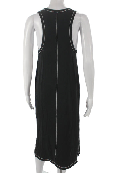 Rag & Bone Women Black Tank Dress Scoop Neck Knee Length Size S