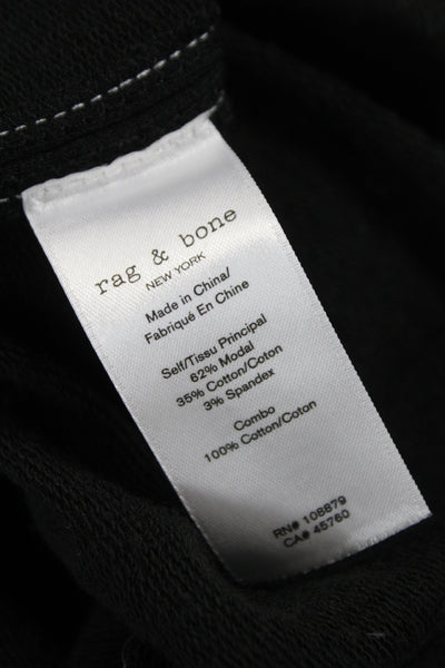 Rag & Bone Women Black Tank Dress Scoop Neck Knee Length Size S