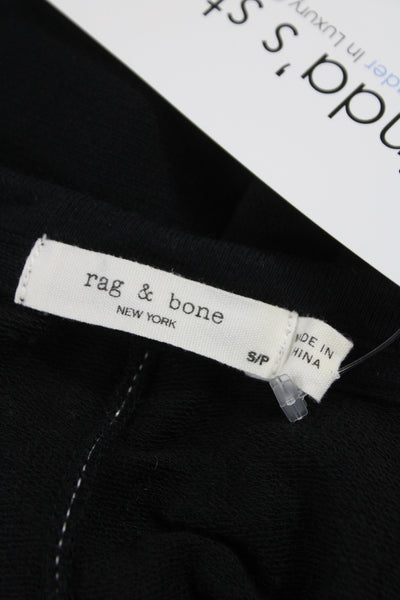 Rag & Bone Women Black Tank Dress Scoop Neck Knee Length Size S