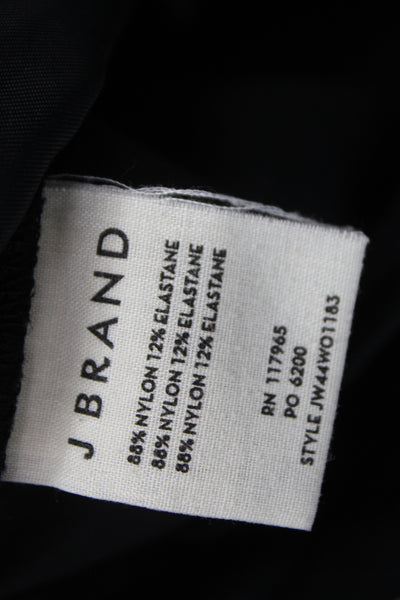 J Brand Women Dress Pants Black Button Front 30 Inseam Size 10