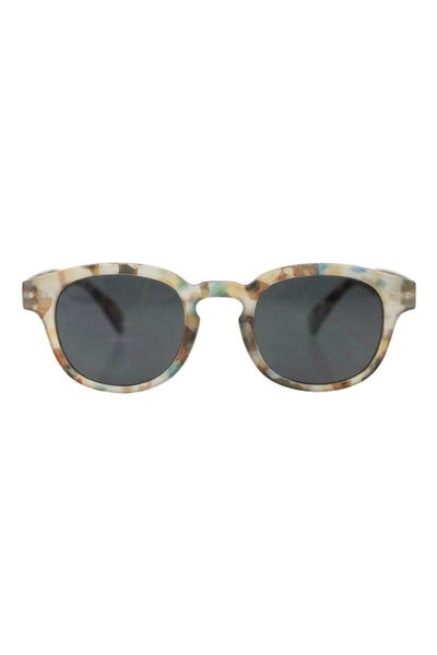 Izipizi Unisex Kids Tortoise Shell Print Square Frame Sunglasses Multicolor
