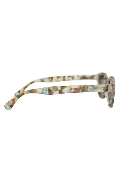 Izipizi Unisex Kids Tortoise Shell Print Square Frame Sunglasses Multicolor